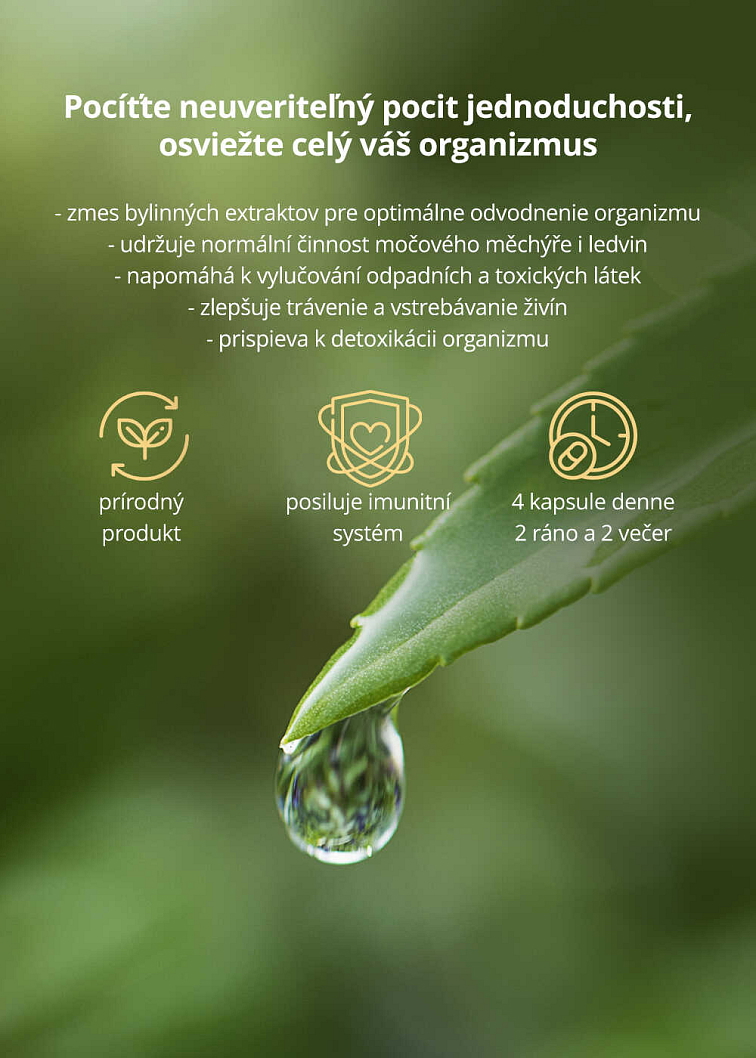 VENIRA komplex na podporu odvodnenia organizmu