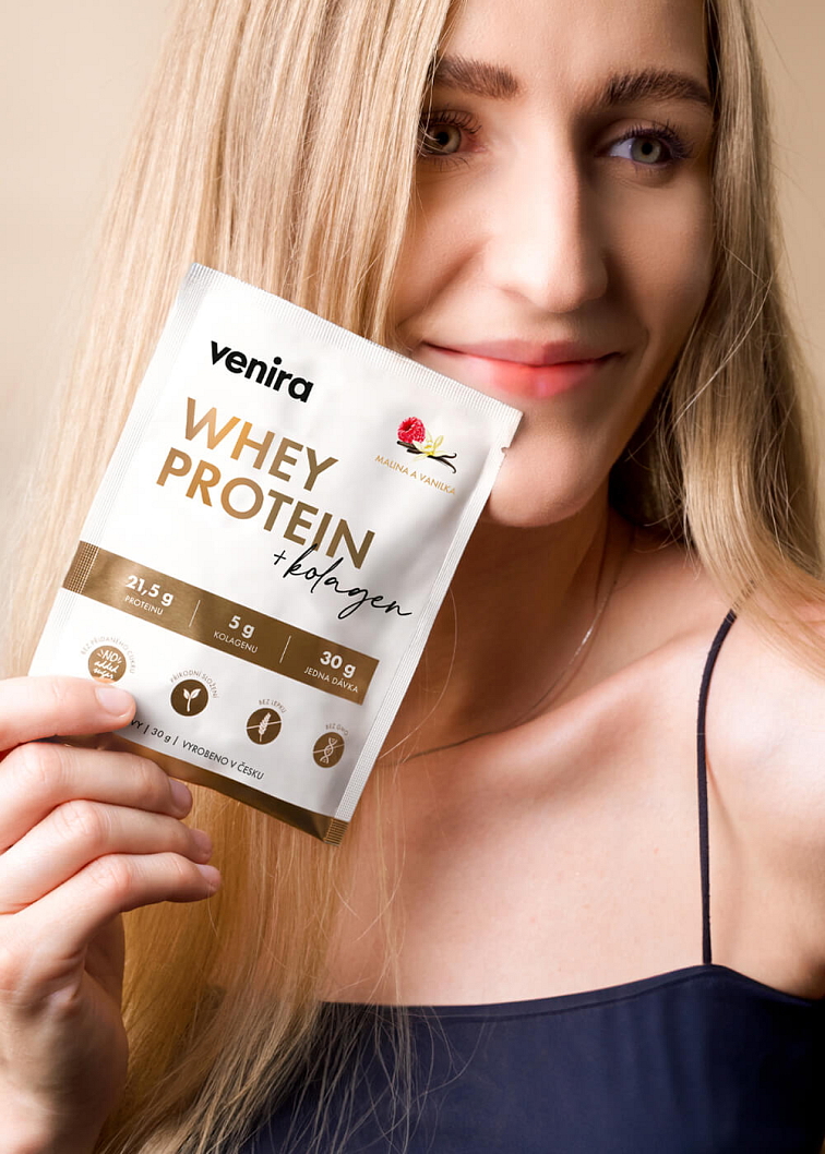 VENIRA beauty whey proteín s kolagénom - vzorka