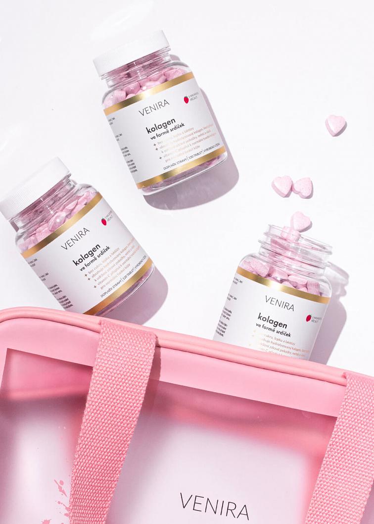 VENIRA kolagén vo forme srdiečok