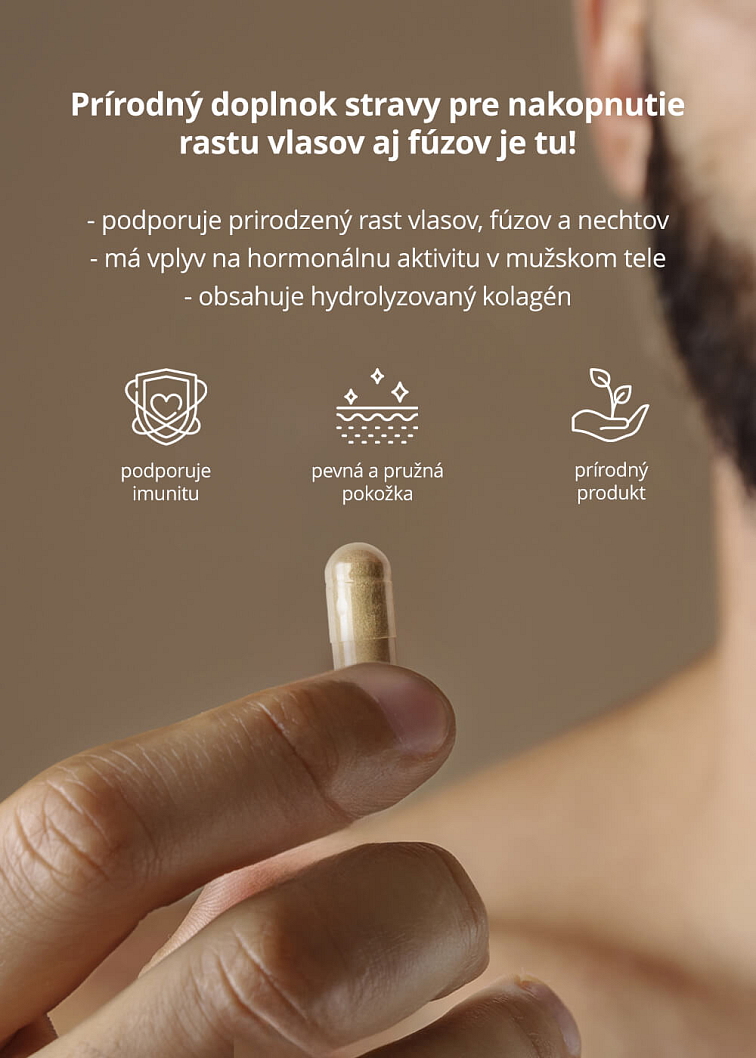 VENIRA hair & beard booster pre mužov