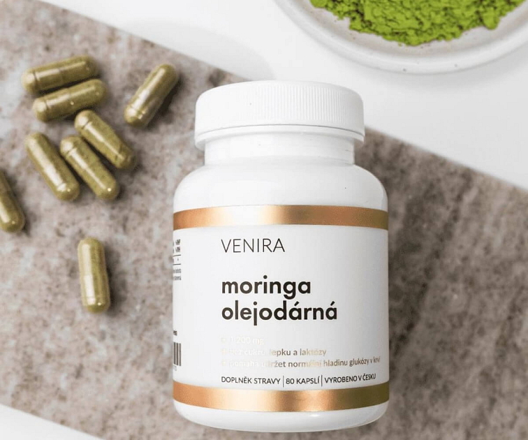 Moringa olejodárná kapsule