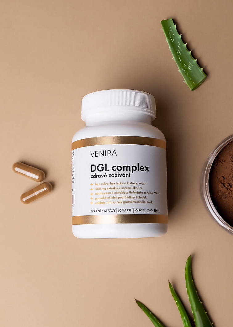VENIRA DGL complex zdravé zažívanie