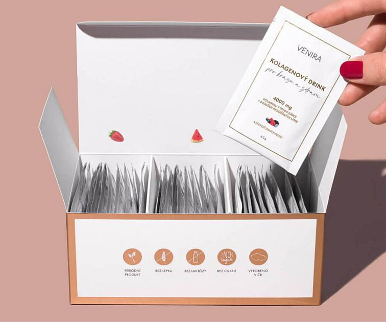 kolagenový drink pre vlasy, nechty a pleť