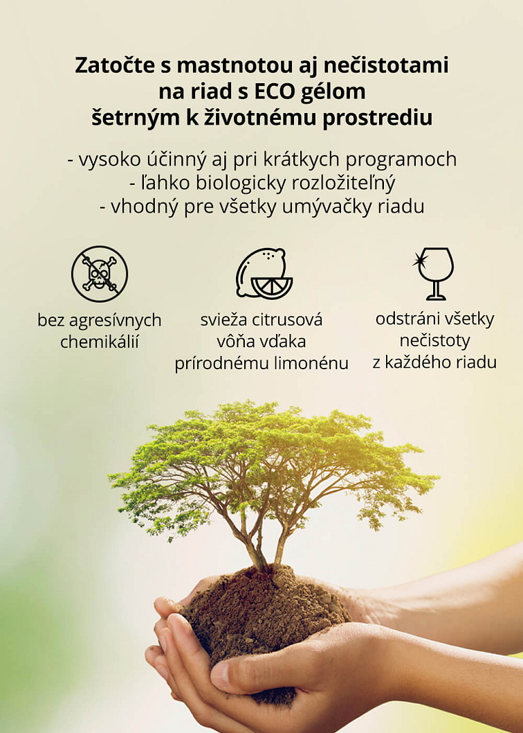 VENIRA ECO gél do umývačky riadu