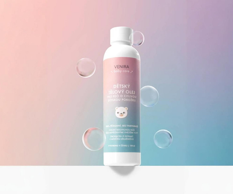 detský telový olej