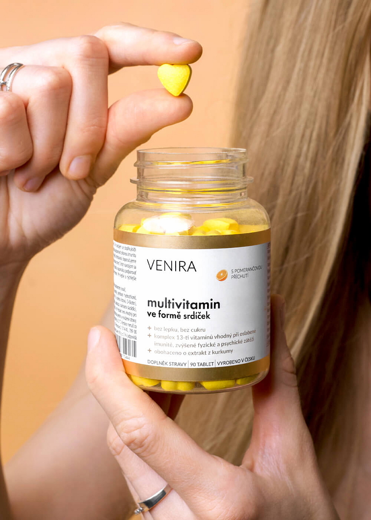 VENIRA multivitamin vo forme srdiečok