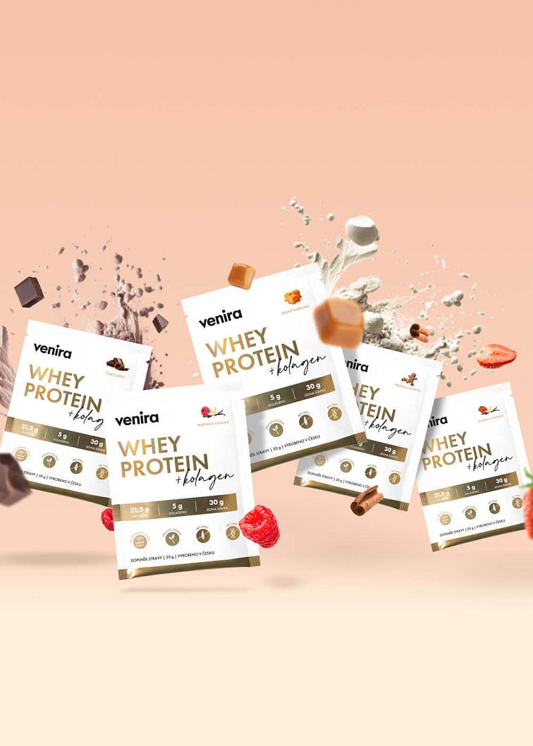 VENIRA beauty whey proteín s kolagénom - vzorka