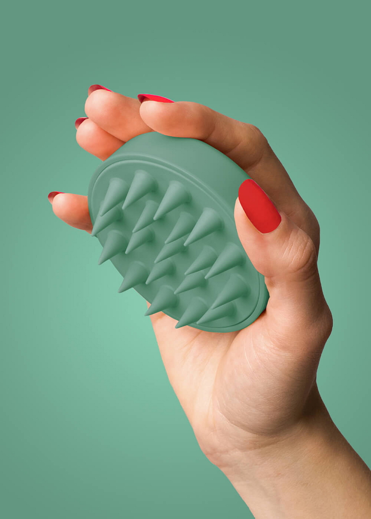 VENIRA stimulujúca masážna kefa pre vlasovú pokožku