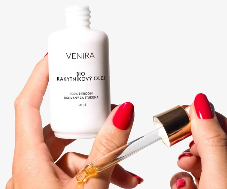 rakytníkový olej pre vlasy, nechty a pleť