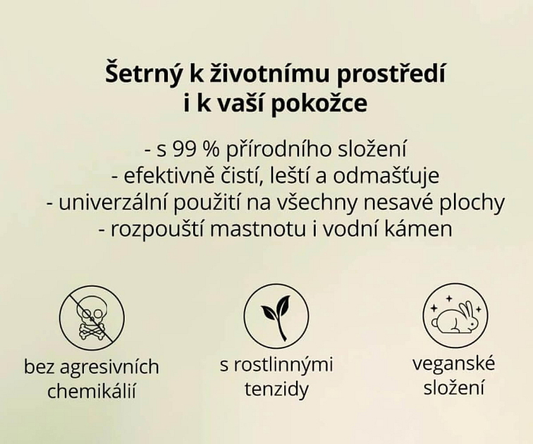 Uni čistiaci prostredok červený pomaranč