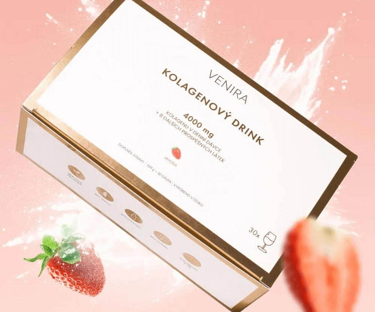 morský kolagen jahoda