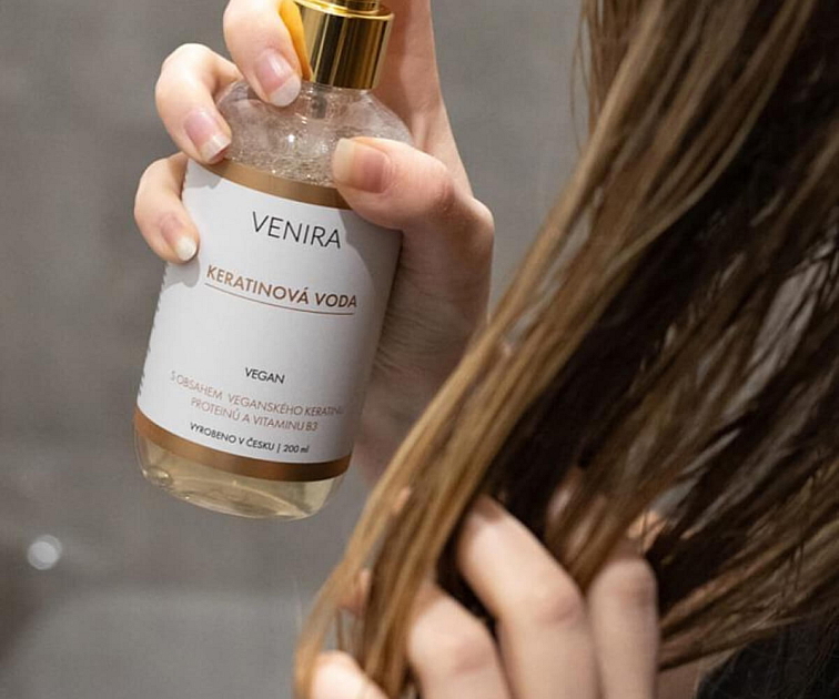 voda s keratínom