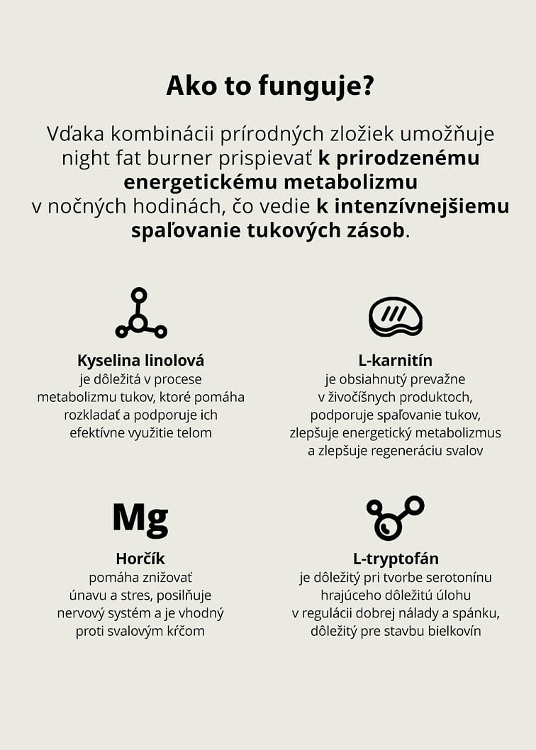 VENIRA night fat burner - intensive