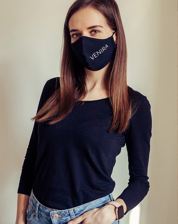 VENIRA bavlnená dvojvrstvová rúška