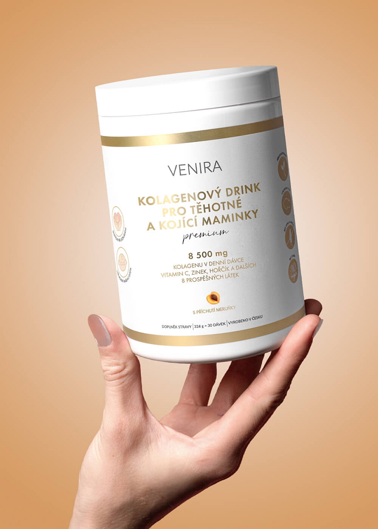 VENIRA PREMIUM kolagénový drink pre tehotné a dojčiace mamičky