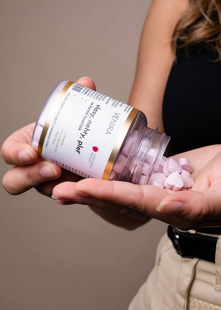 VENIRA srdiečka pre vlasy, nechty a pleť