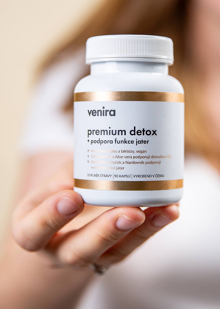 VENIRA PREMIUM detox + podpora funkcie pečene