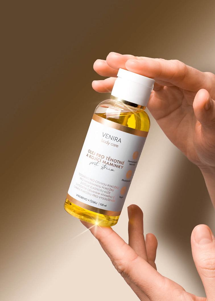 VENIRA olej pre tehotné a dojčiace mamičky proti striám