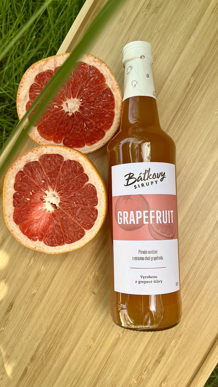 Grapefruitový sirup