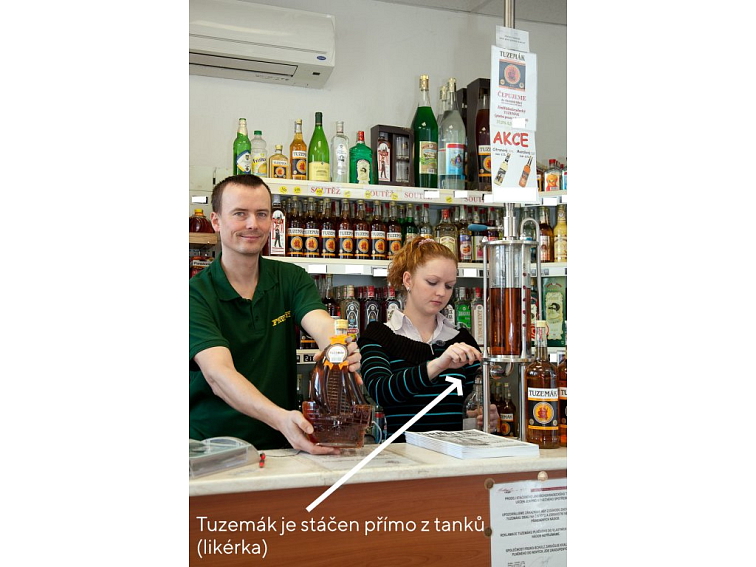 Stačený Tuzemák – PET láhev