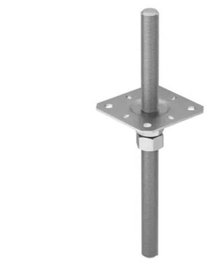 100x330x3,0 mm - Nastaviteľná pätka stĺpu, PPSR 100