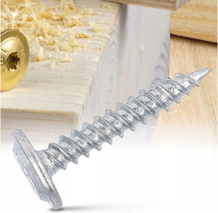 Skrutky samozávrtné s plochou hlavou