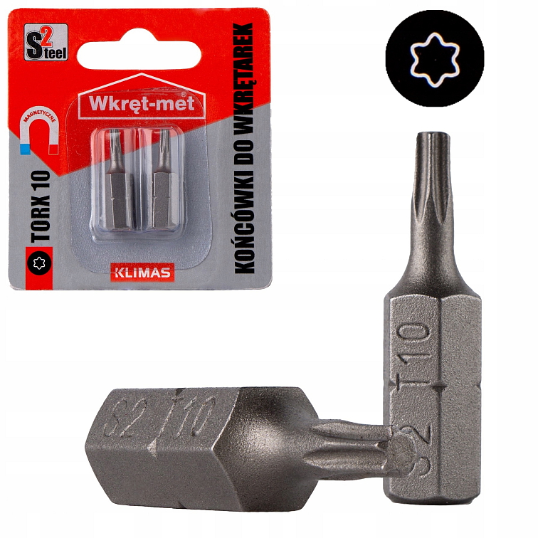 TX10 - Skrutkovací bit S2 /blister 2ks