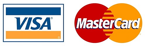 Logo pro platební karty Visa a Mastercard