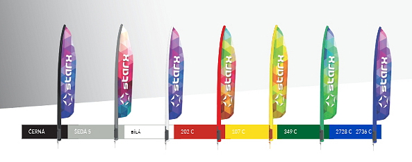 Pneumatické vlajky StarX