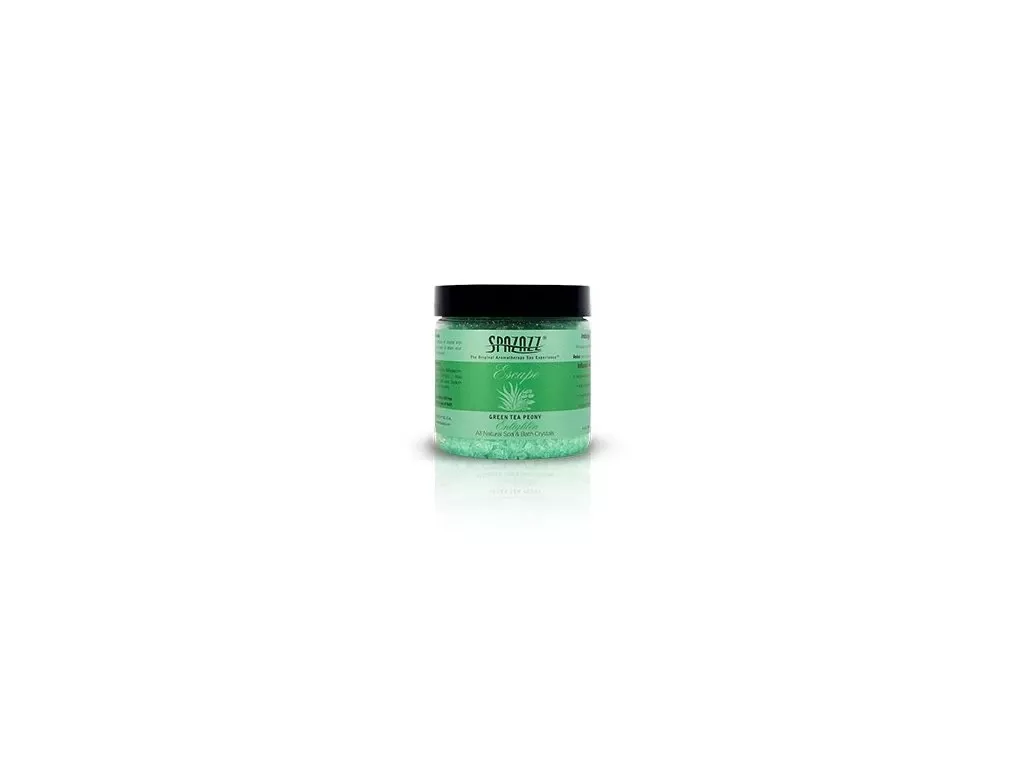 Aroma vůně pro vířivky Spazazz Crystals Green tea peony (113g)