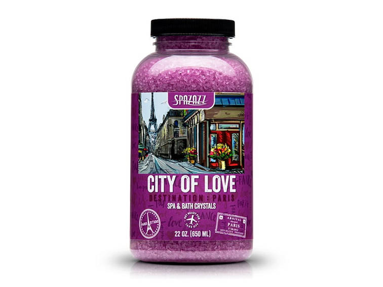 Aroma vůně do vířivky Spazazz Crystals City of Love - Paris (650g)