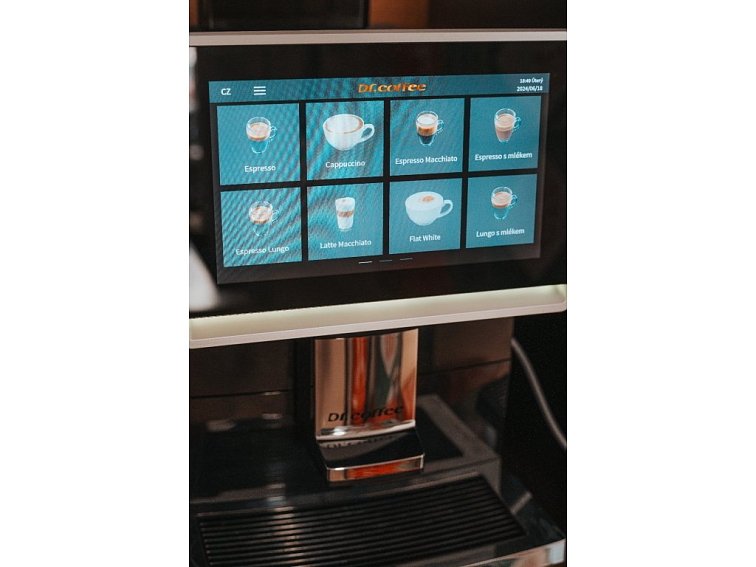 Automatický kávovar Dr. Coffee MDB Coffeebreak Big Plus stříbrný