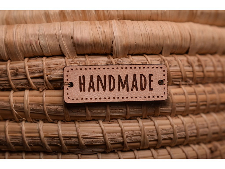 Kožený štítok HANDMADE