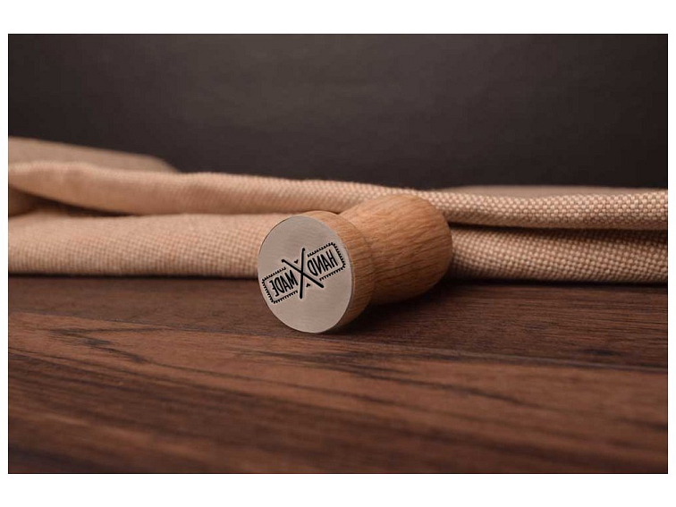 Drevená pečiatka Ø 25mm