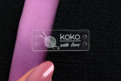 Plastový štítok obdĺžnik