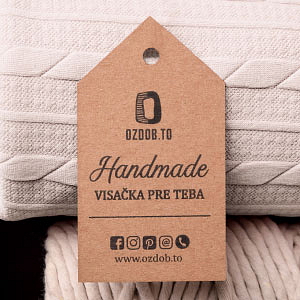 Papierová visačka domček