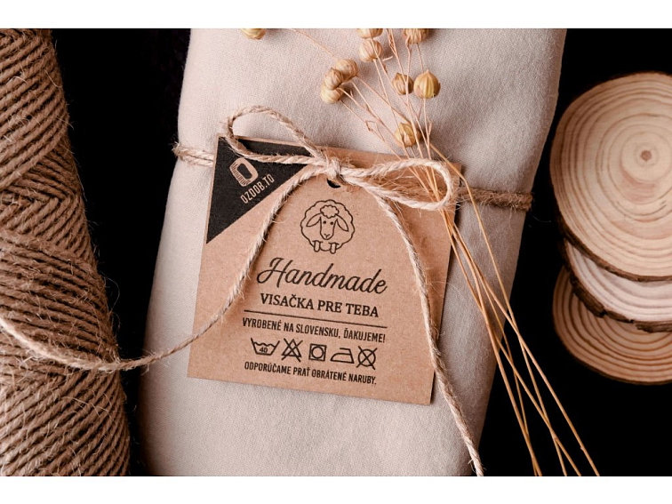 Papierová visačka štvorec