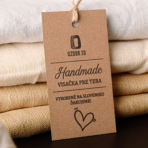 Papierová visačka domček