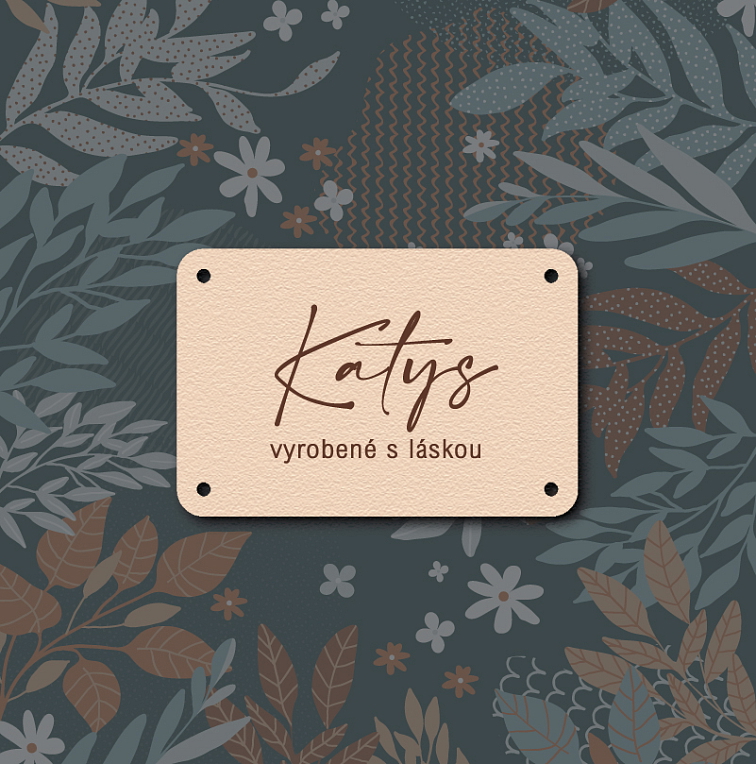 Kožený štítok obdĺžnik