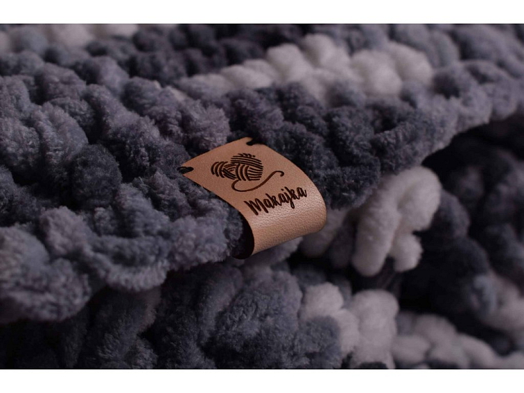 Kožený štítok úzky 2 cm