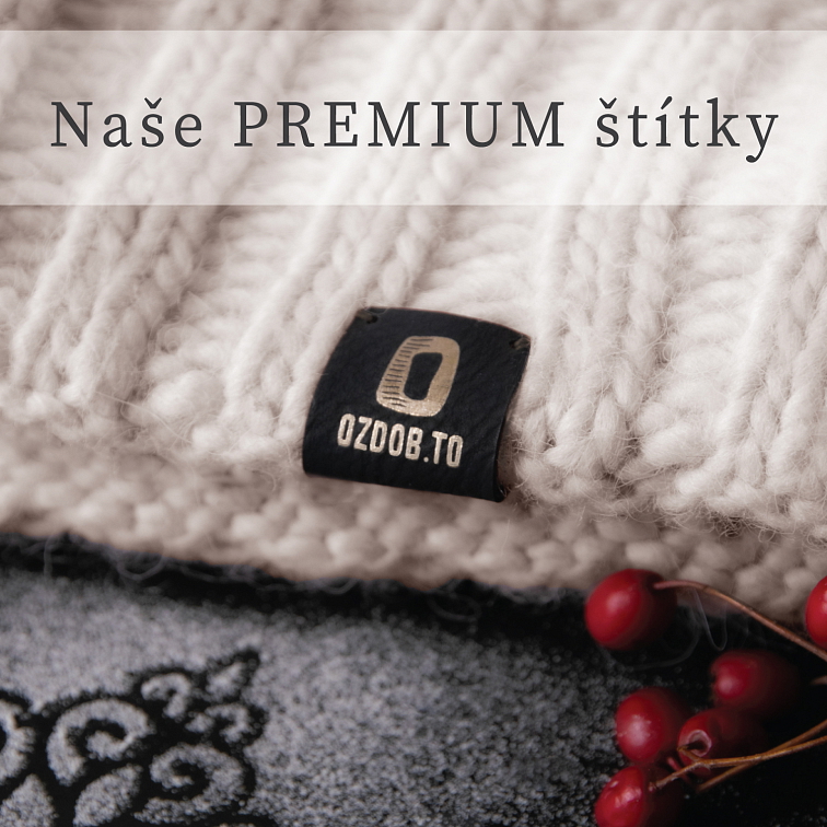 Prémium štítok obdĺžnik