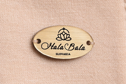 Plastový štítok ovál