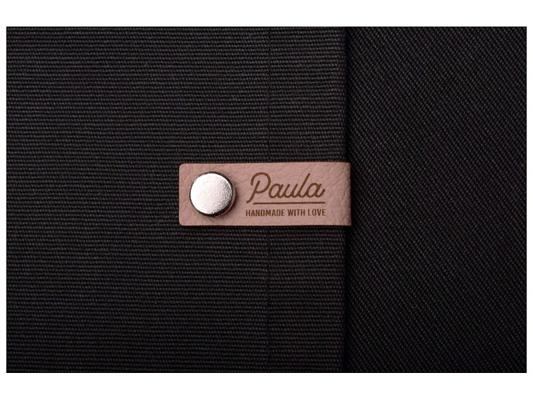 Koženkový štítok úzky 1 cm