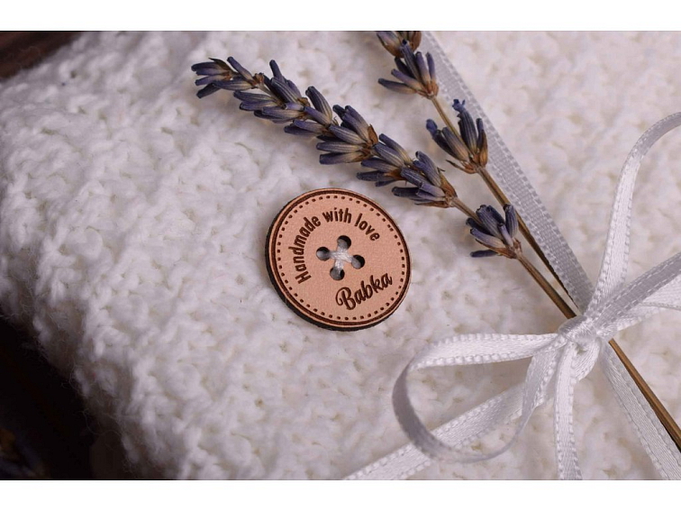 Kožený štítok kruh