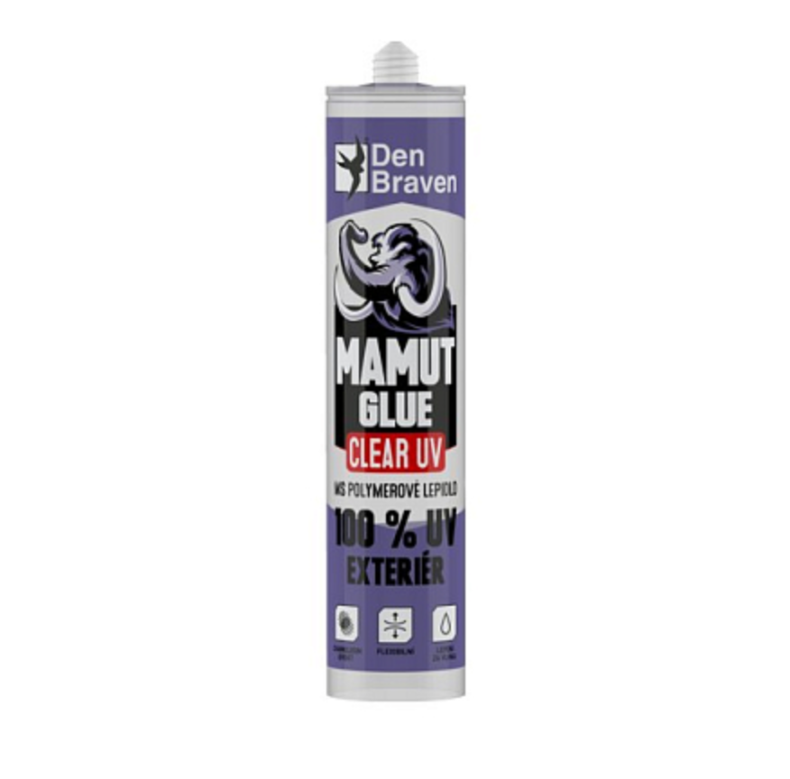 DEN BRAVEN Mamut Glue Clear UV 290 ml