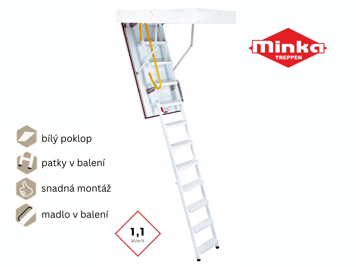 Půdní schody Minka Alpine Steel
