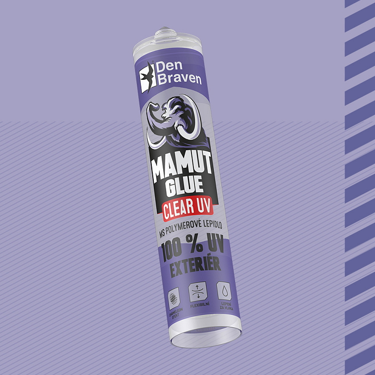 DEN BRAVEN Mamut Glue Clear UV 290 ml