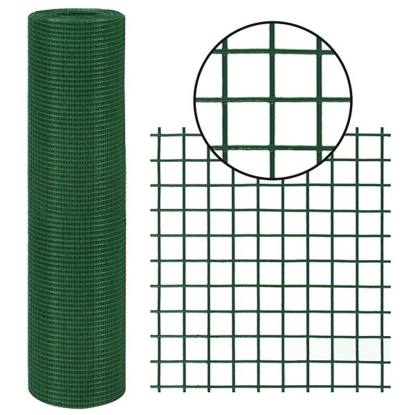 Chovatelská svařovaná síť poplastovaná (Zn + PVC) - oko 19 × 19 mm 1000 mm