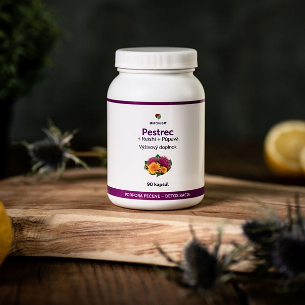 Pestrec + Reishi + Púpava (90 kapsúl)
