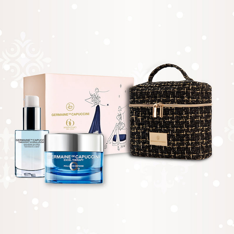 Germaine de Capuccini Excel Therapy O2 Set – pleťový krém pro suchou pleť 50 ml + pleťové sérum 30 ml